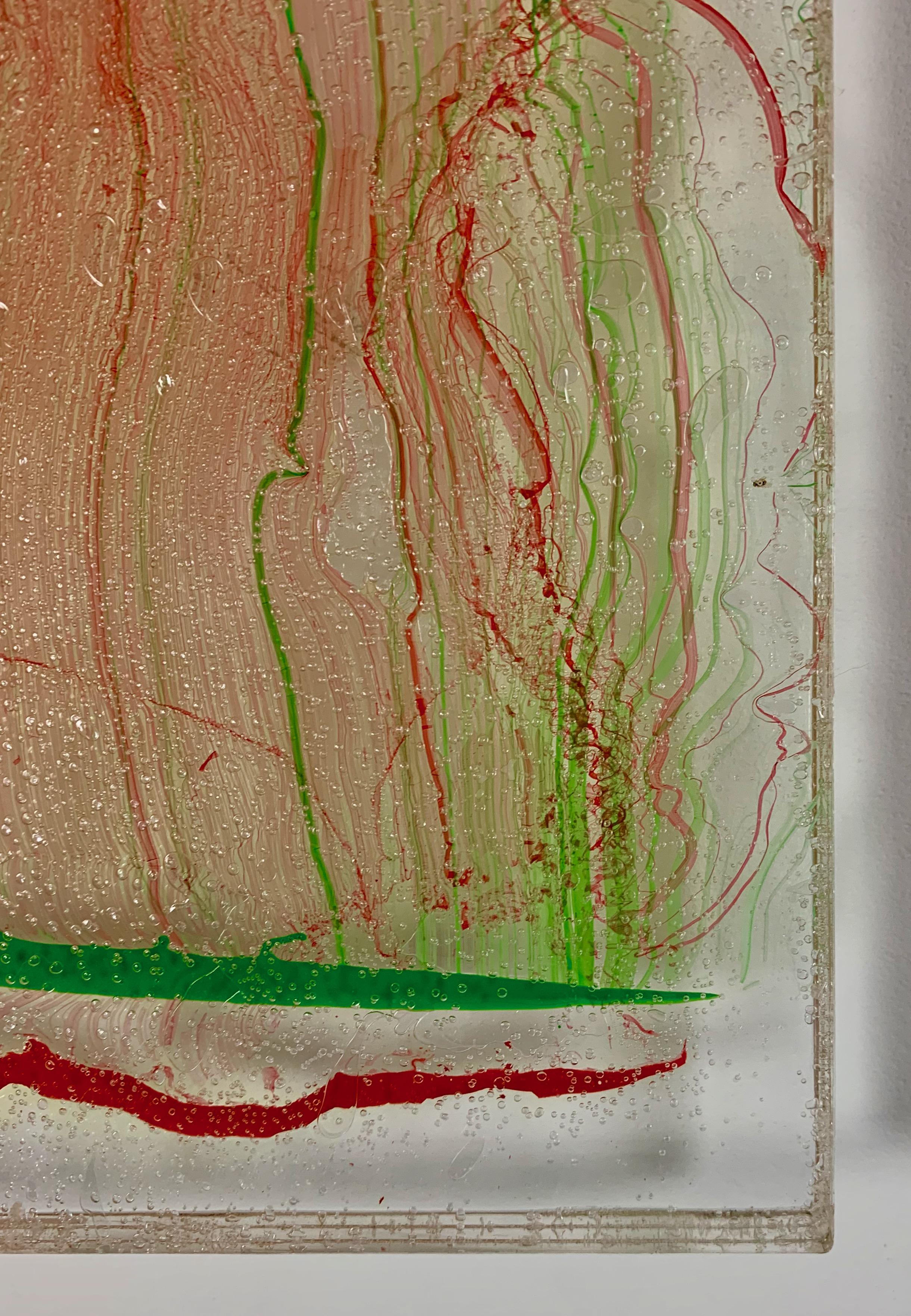 « Transparence rouge 2 », peinture de Park Byung-Hoon (23.6x16), 2022 en vente 4