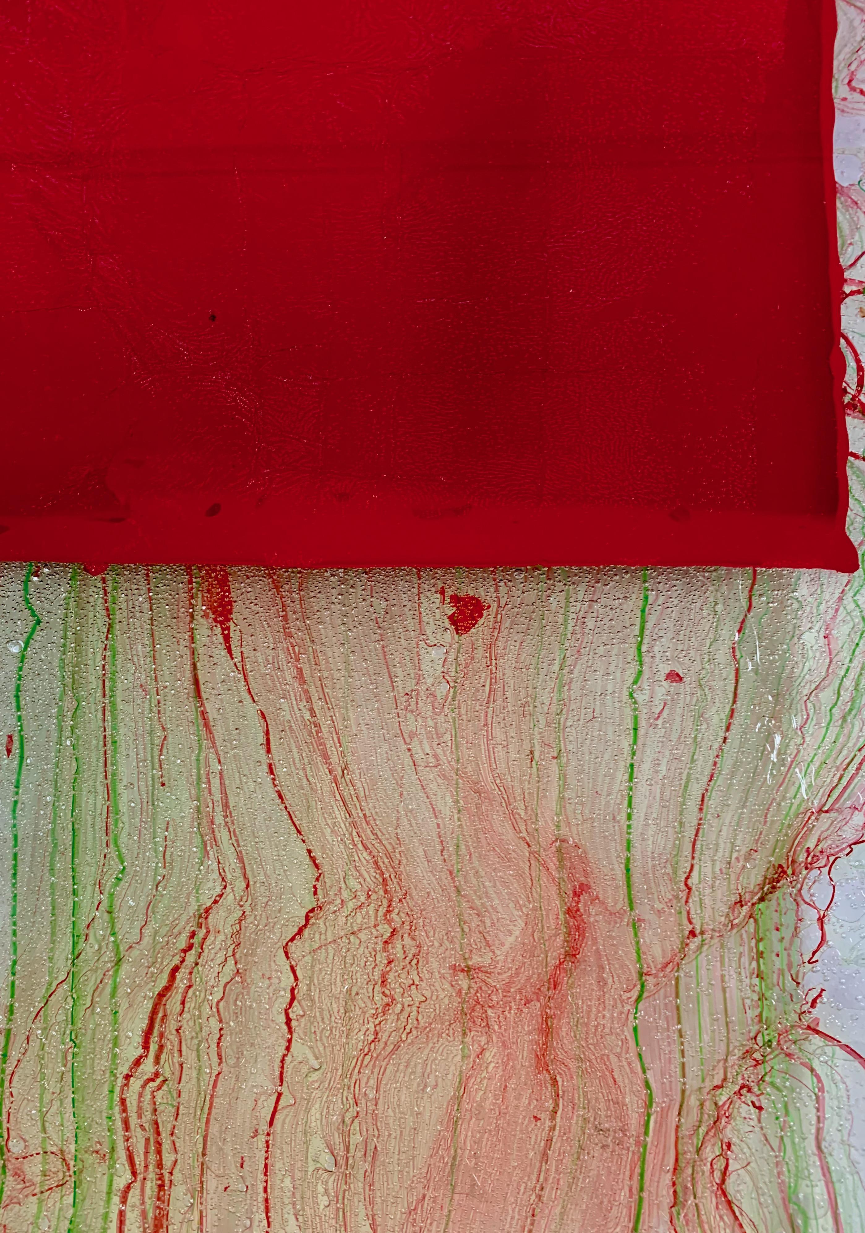 « Transparence rouge 2 », peinture de Park Byung-Hoon (23.6x16), 2022 en vente 5