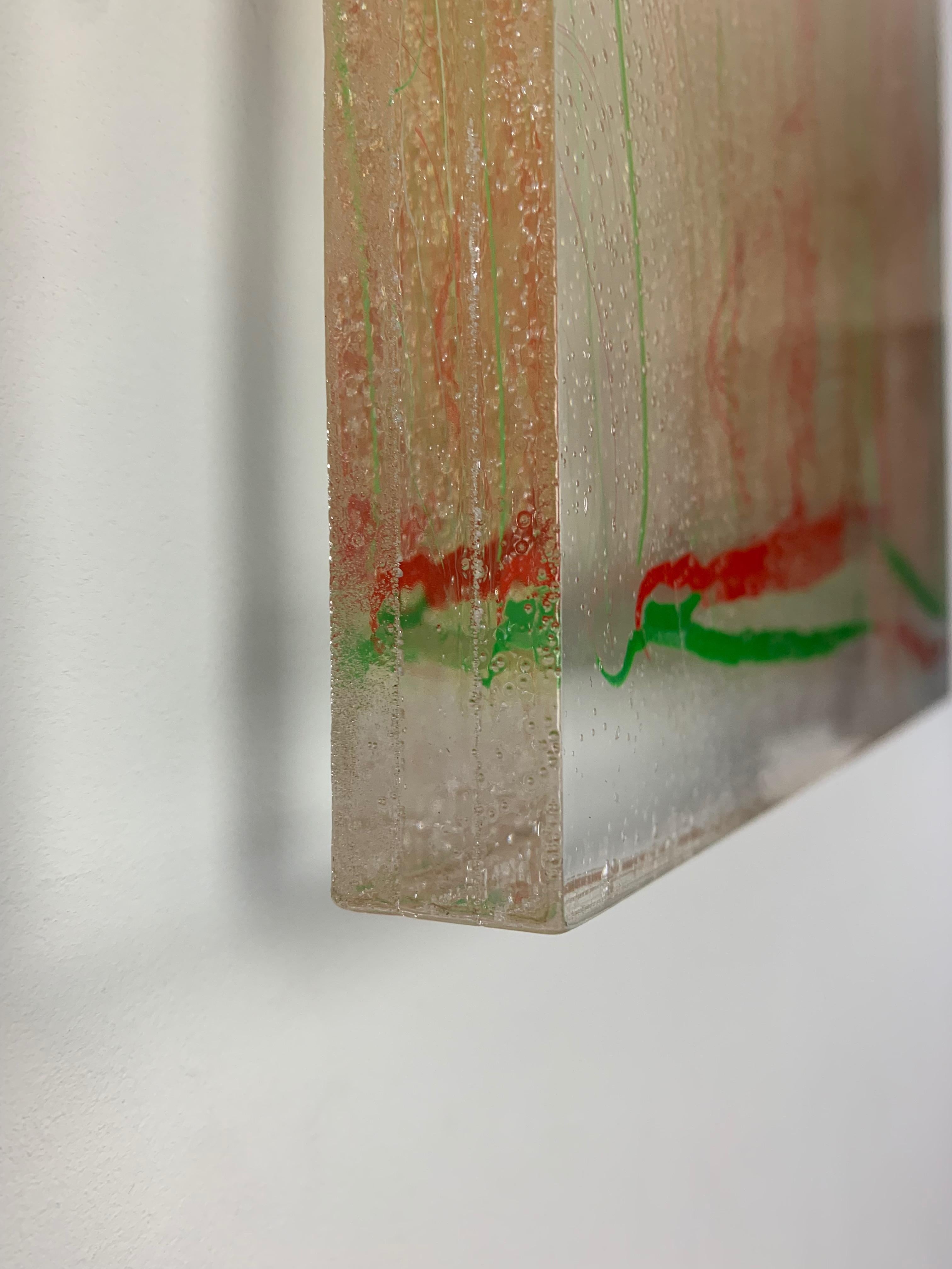 « Transparence rouge 2 », peinture de Park Byung-Hoon (23.6x16), 2022 en vente 8