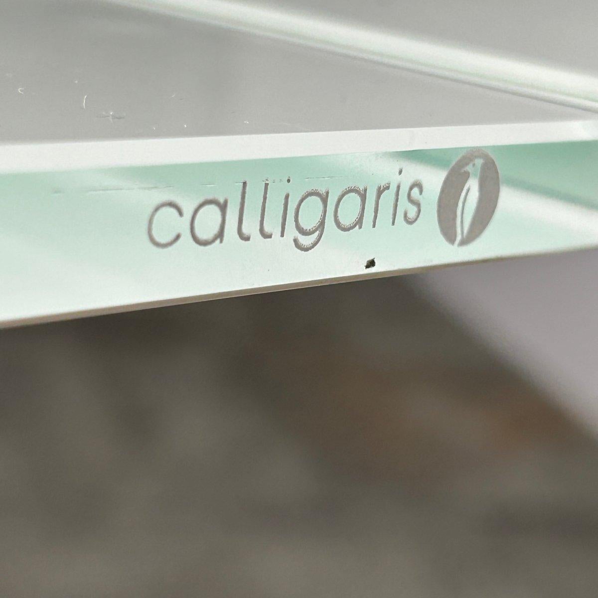 Mesa extensible de cristal Park by Calligaris Moderno en venta