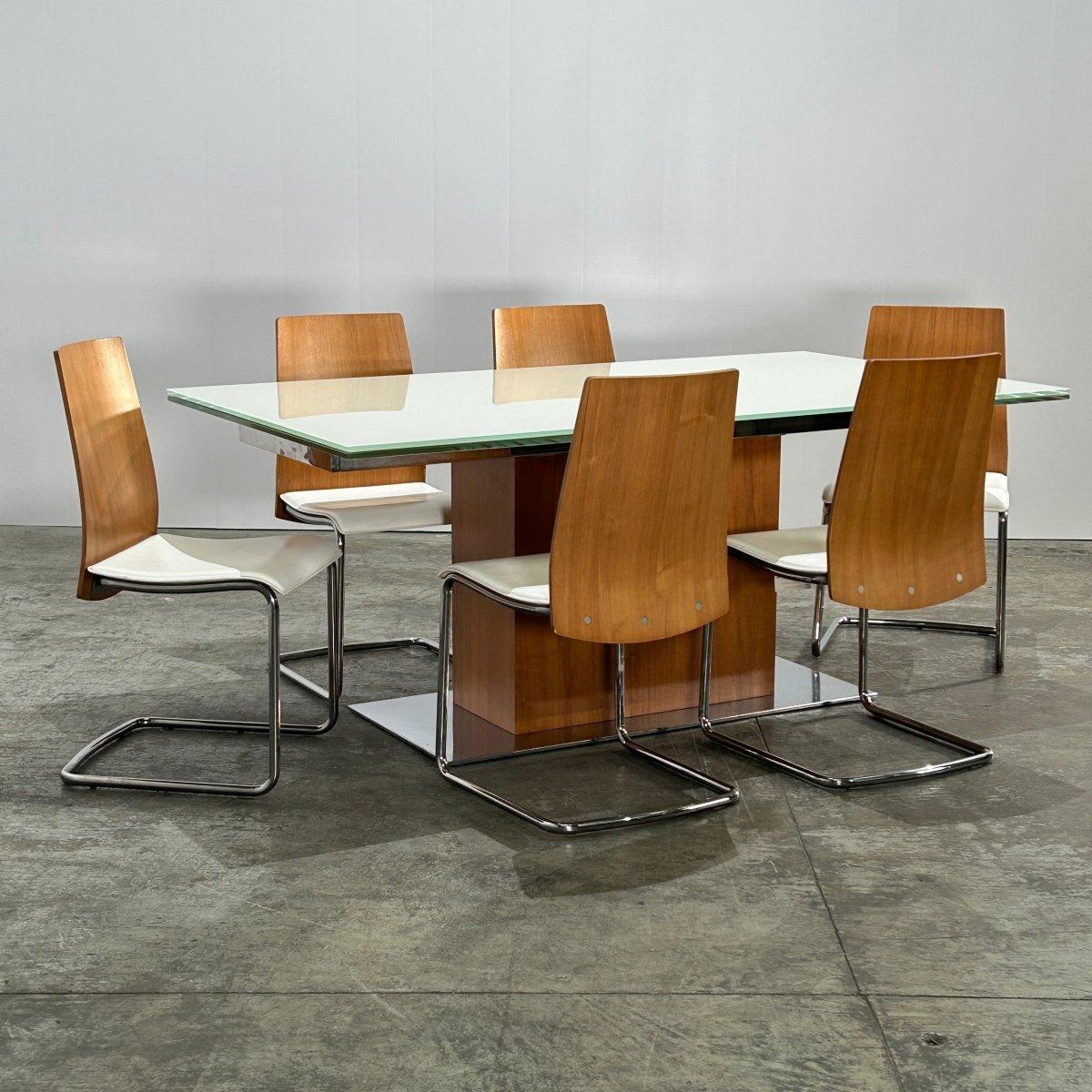 Mesa extensible de cristal Park by Calligaris Italiano en venta