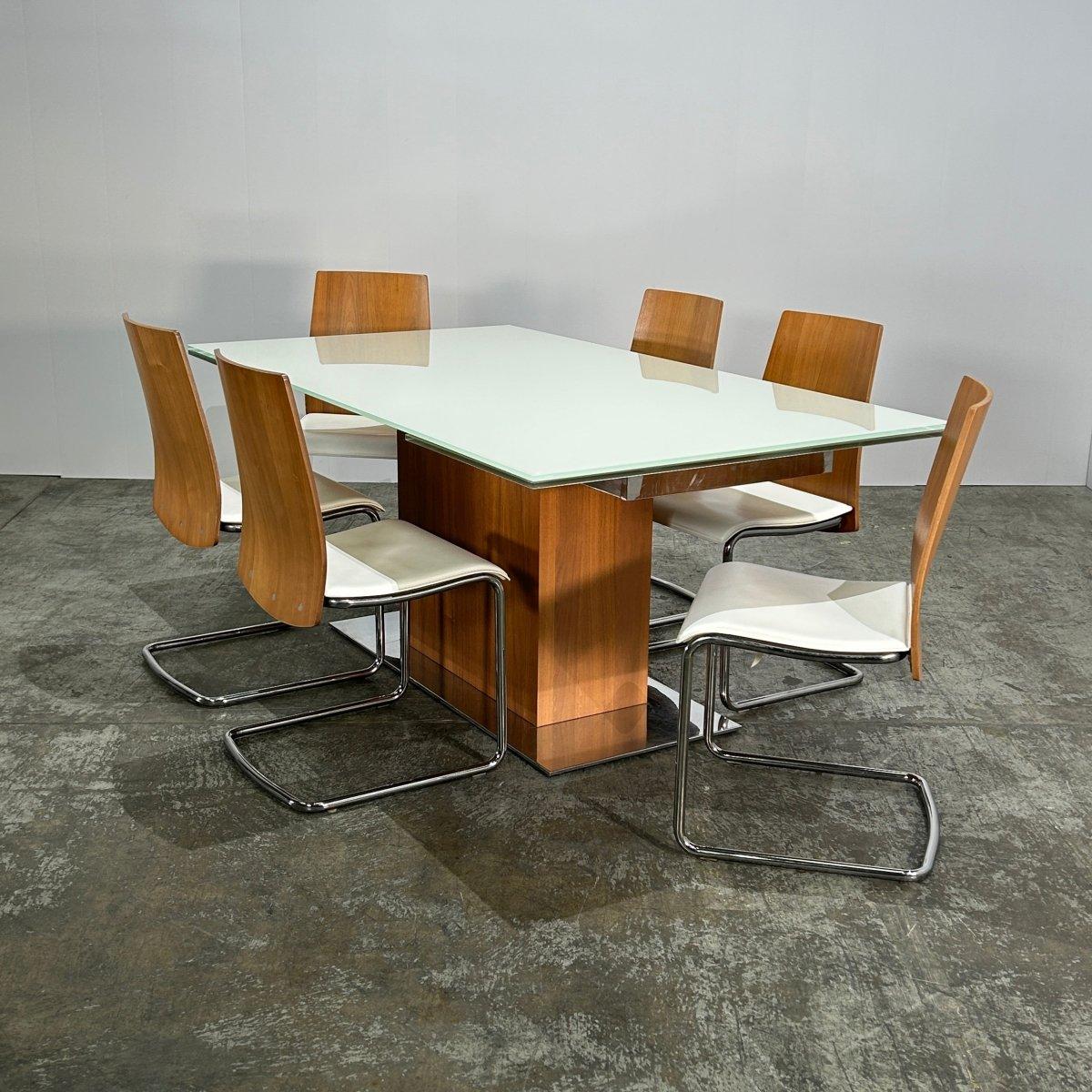 Mesa extensible de cristal Park by Calligaris Siglo XXI y contemporáneo en venta