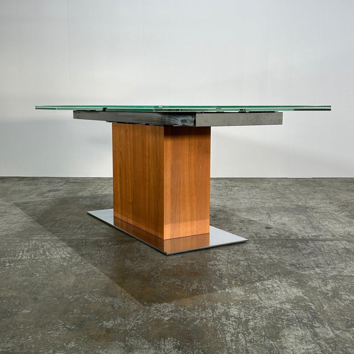 Mesa extensible de cristal Park by Calligaris en venta 1