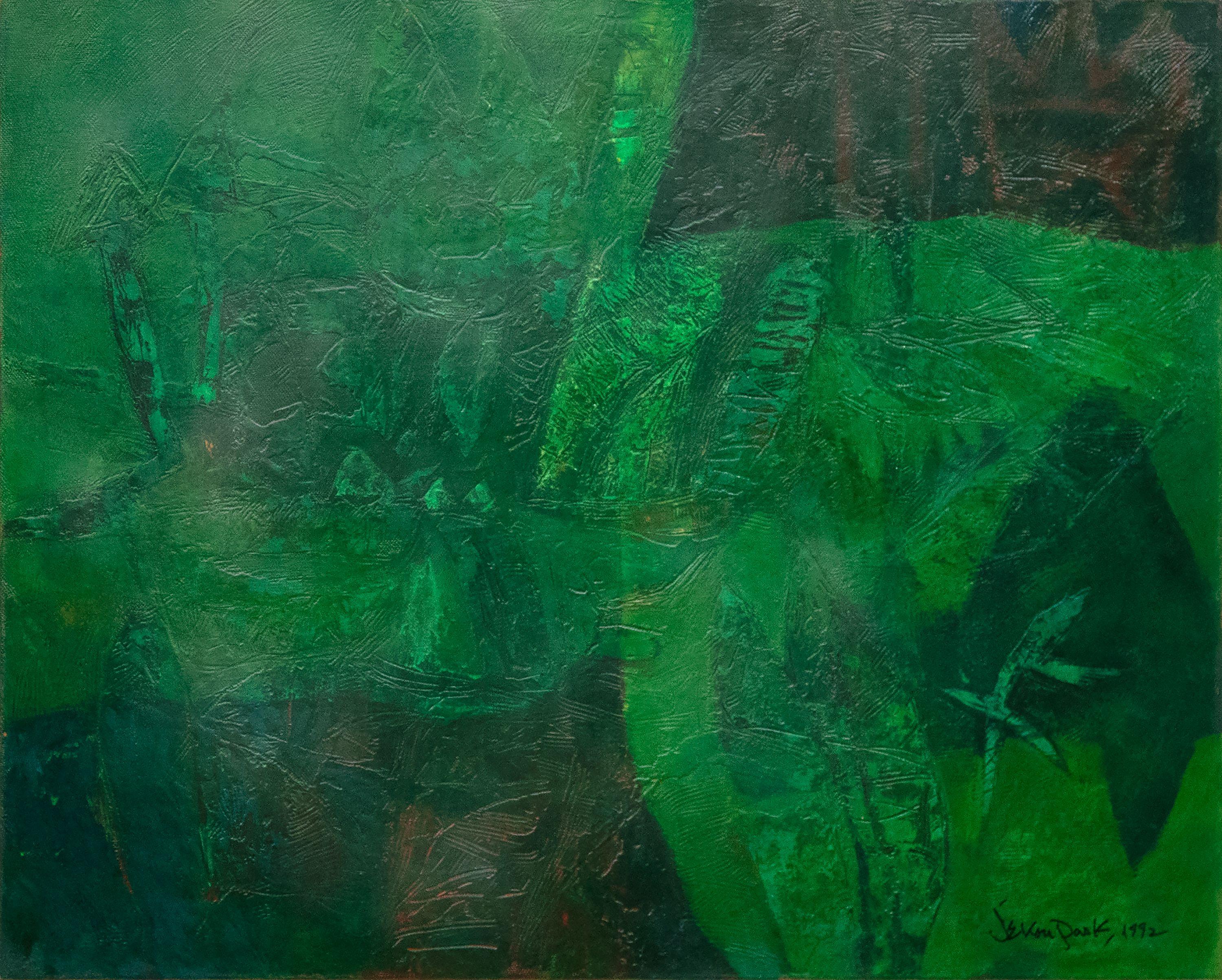 Abstract Painting di PARK, JAE KON - Senza titolo
