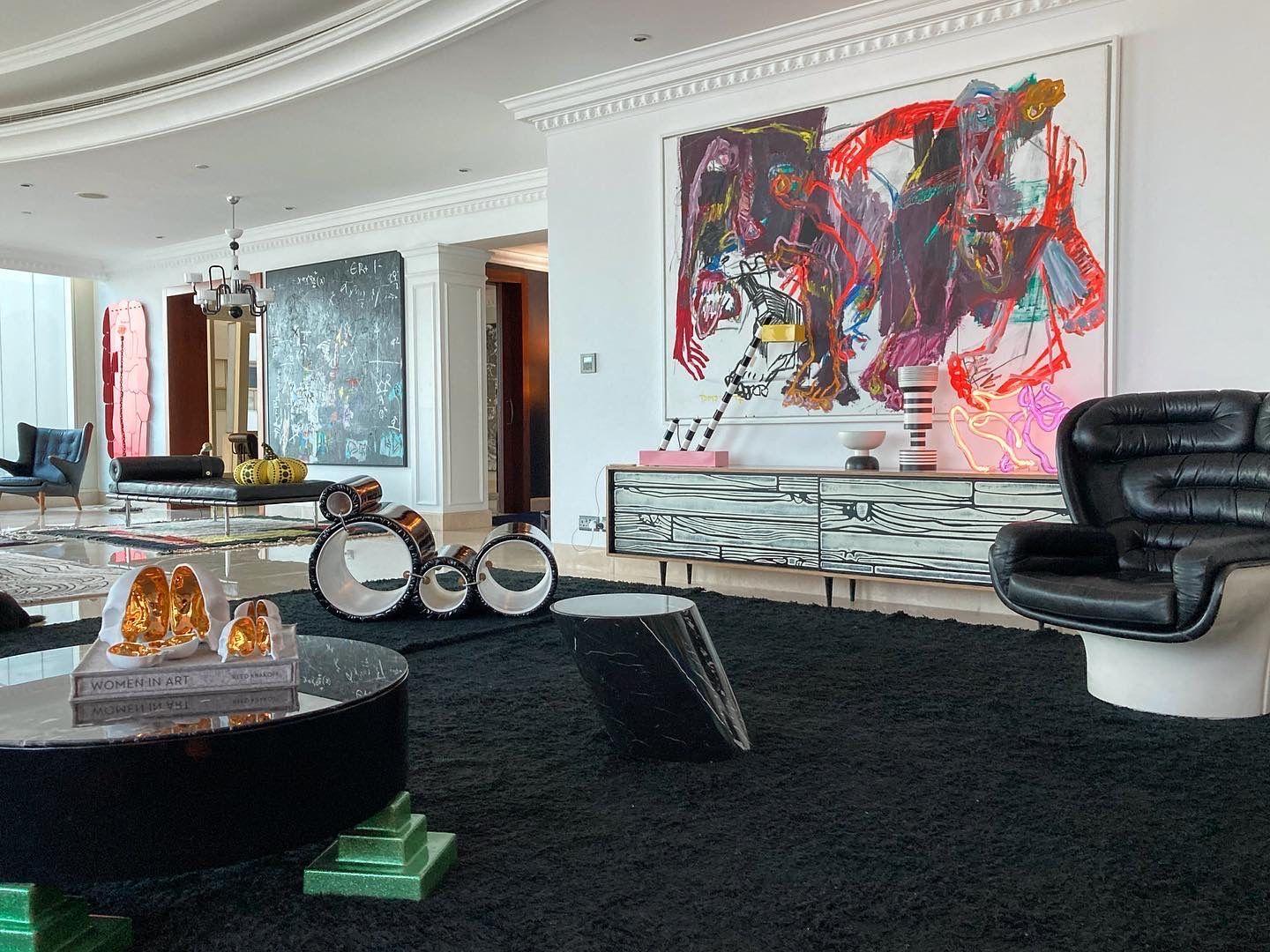 Park Lane Low Fibreglass and Marble Coffee Table by Memphis, Ettore Sottsass For Sale 7