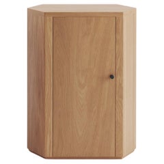 Park Night Stand Single Left unit en Oak par Yaniv Chen pour Lemon
