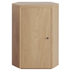 Park Night Stand Single Left unit in Oak by Yaniv Chen for Lemon
