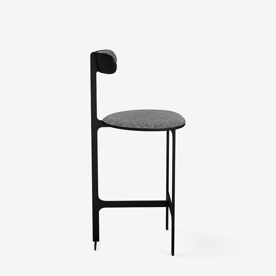 matte black bar stool