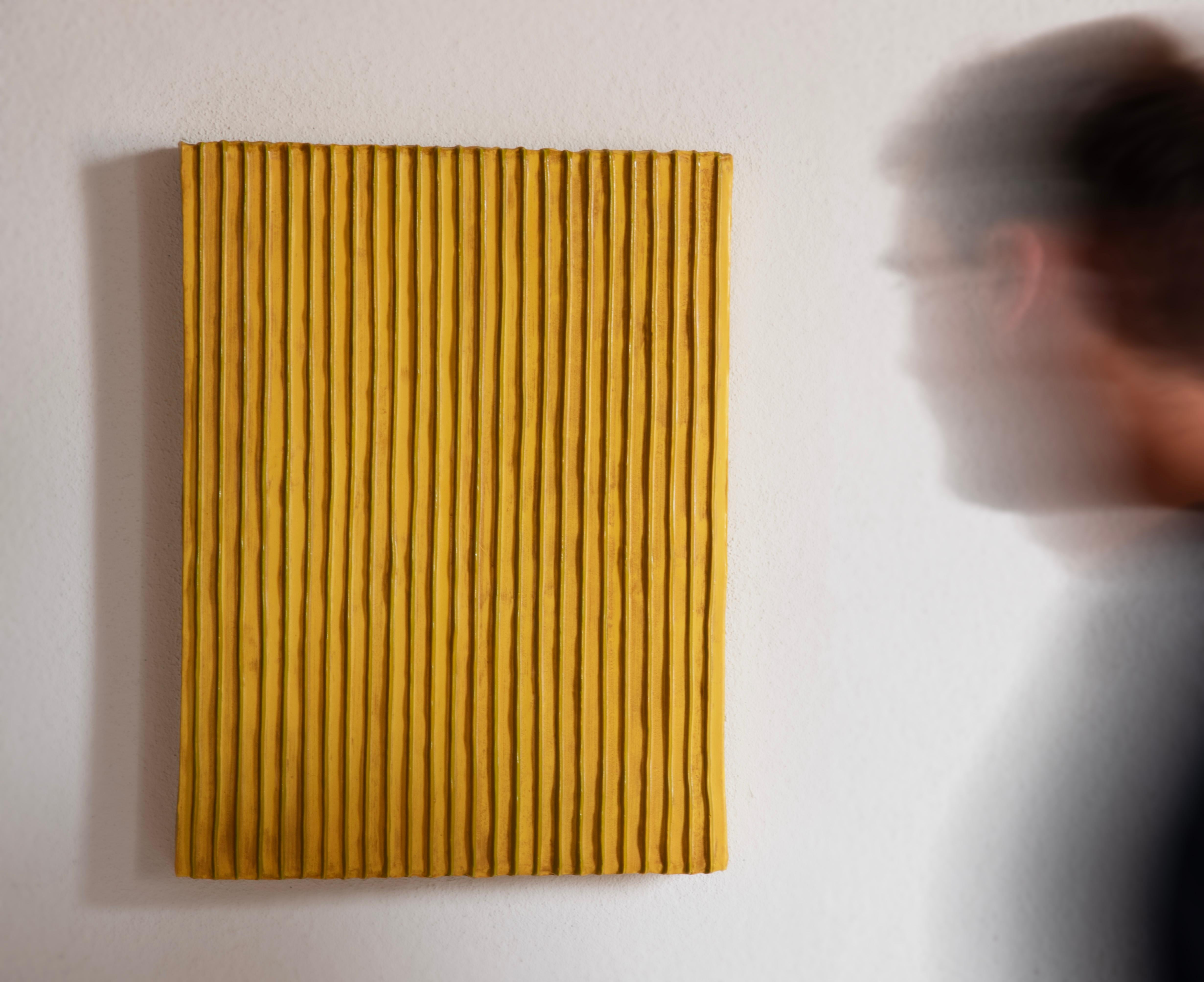 Écritures di Park Seo-Bo, arte contemporanea coreana, rilievi in porcellana, 2024 in vendita 9