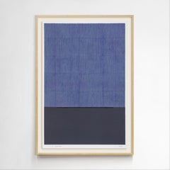 Park Seo-Bo, Écriture (Blue), 2021