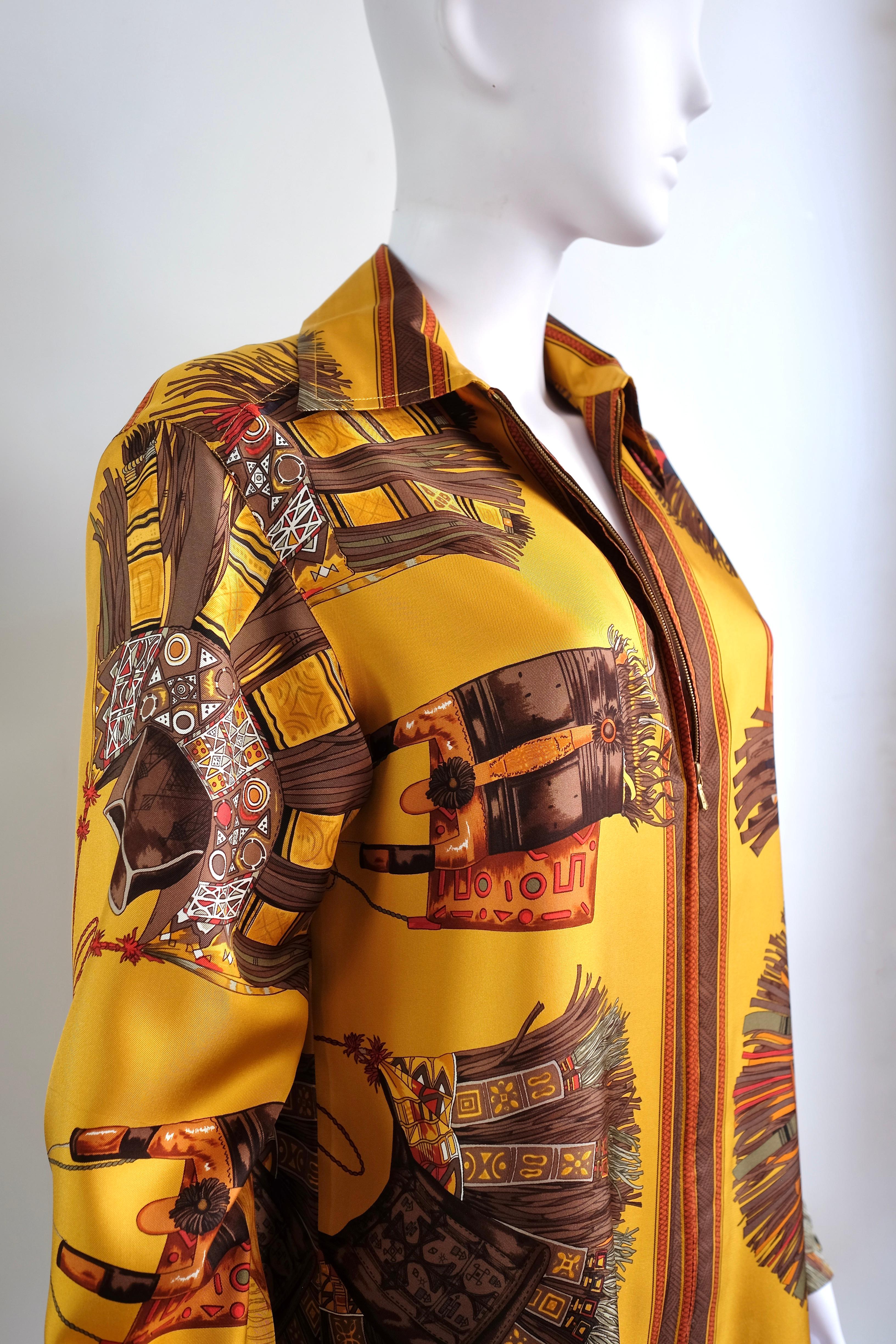 Parka in seta Hermès 