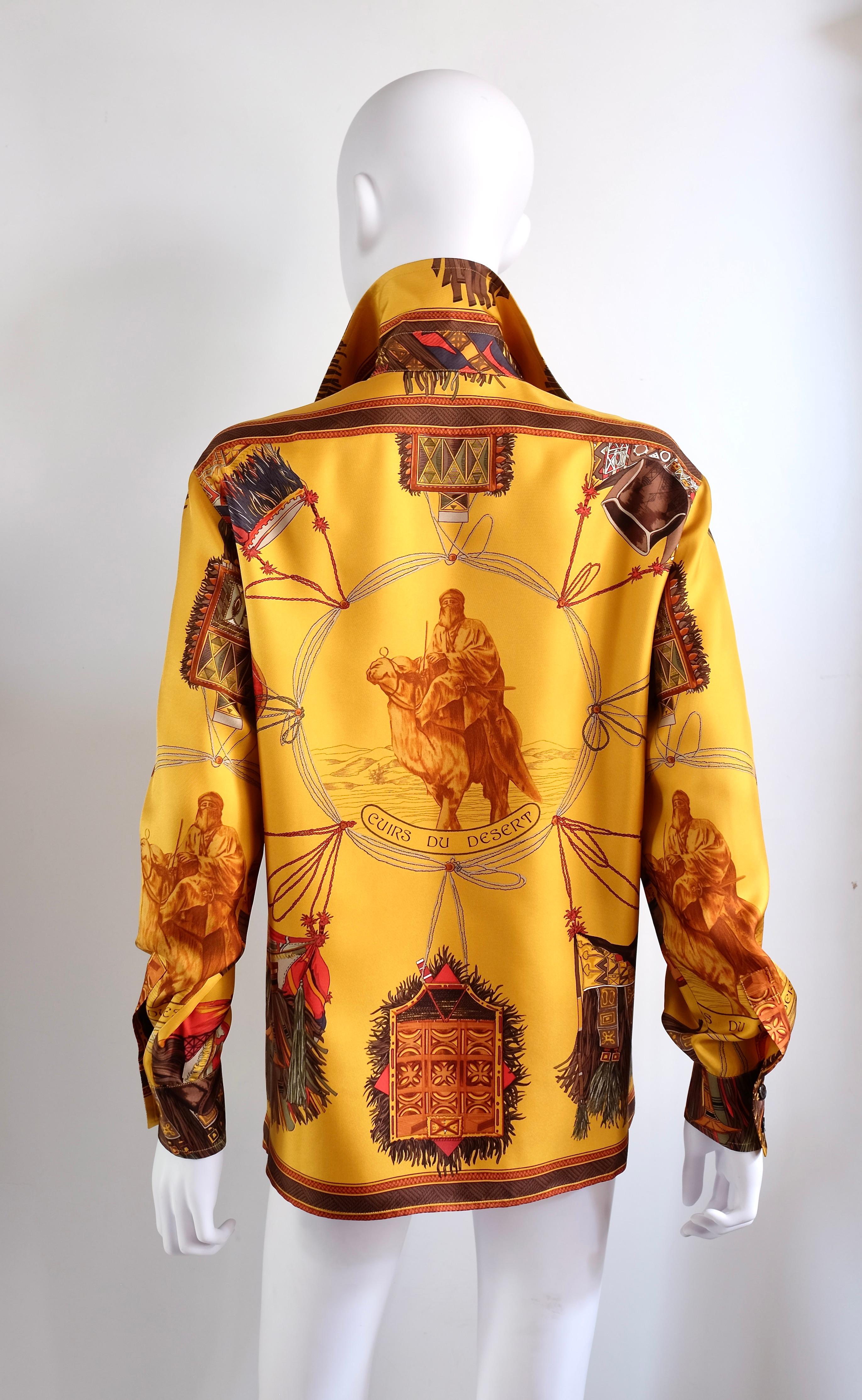 Women's or Men's Parka in seta Hermès 