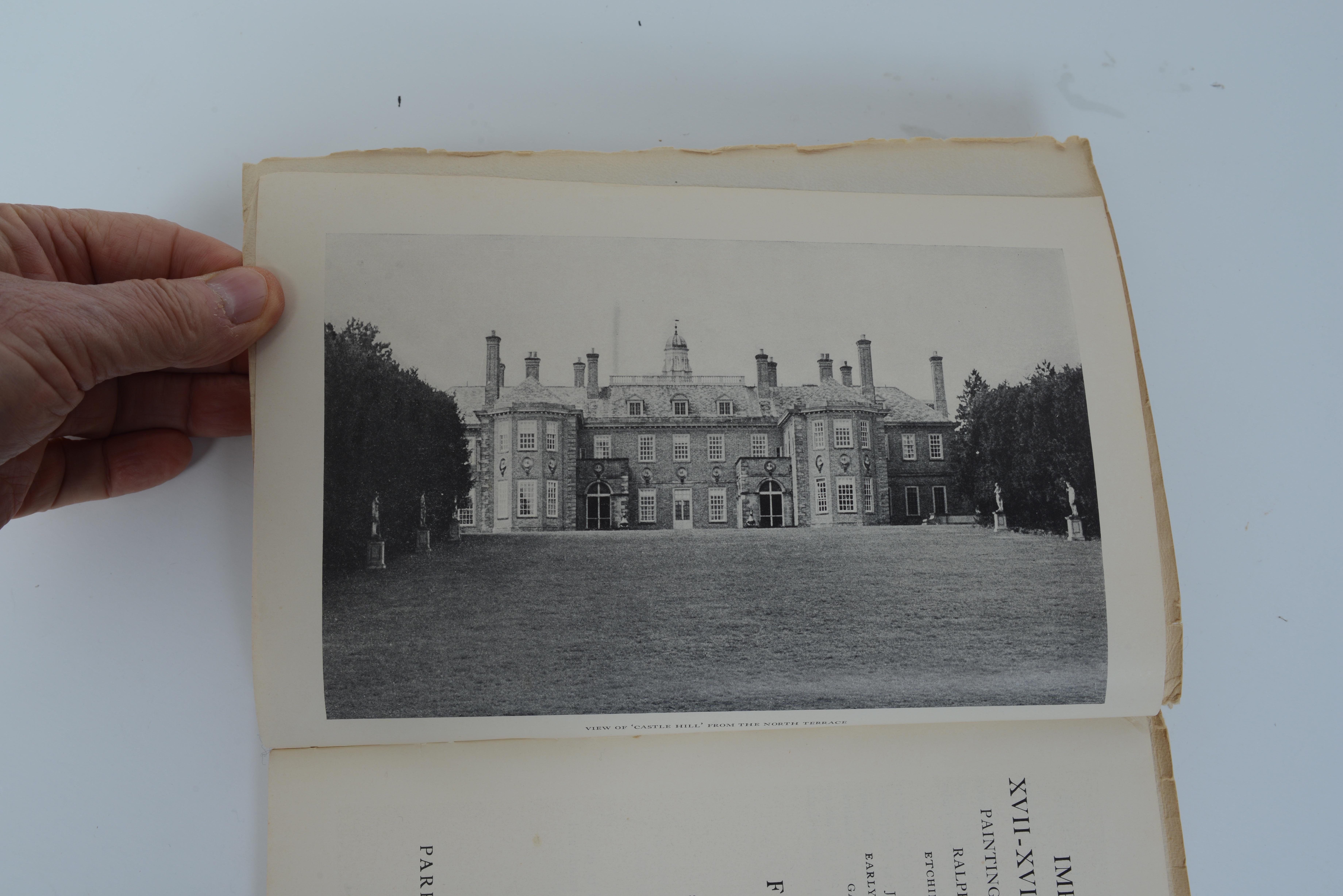 Parke-Bernet NY Florence H. Crane, Castle Hill Ipswich Mass, Important English Furniture, 1st Ed. Chicago industrialist Richard Teller Crane Jr., heir to Crane Co., and his wife, Florence Higinbotham Crane, purchased the property in 1910. With their