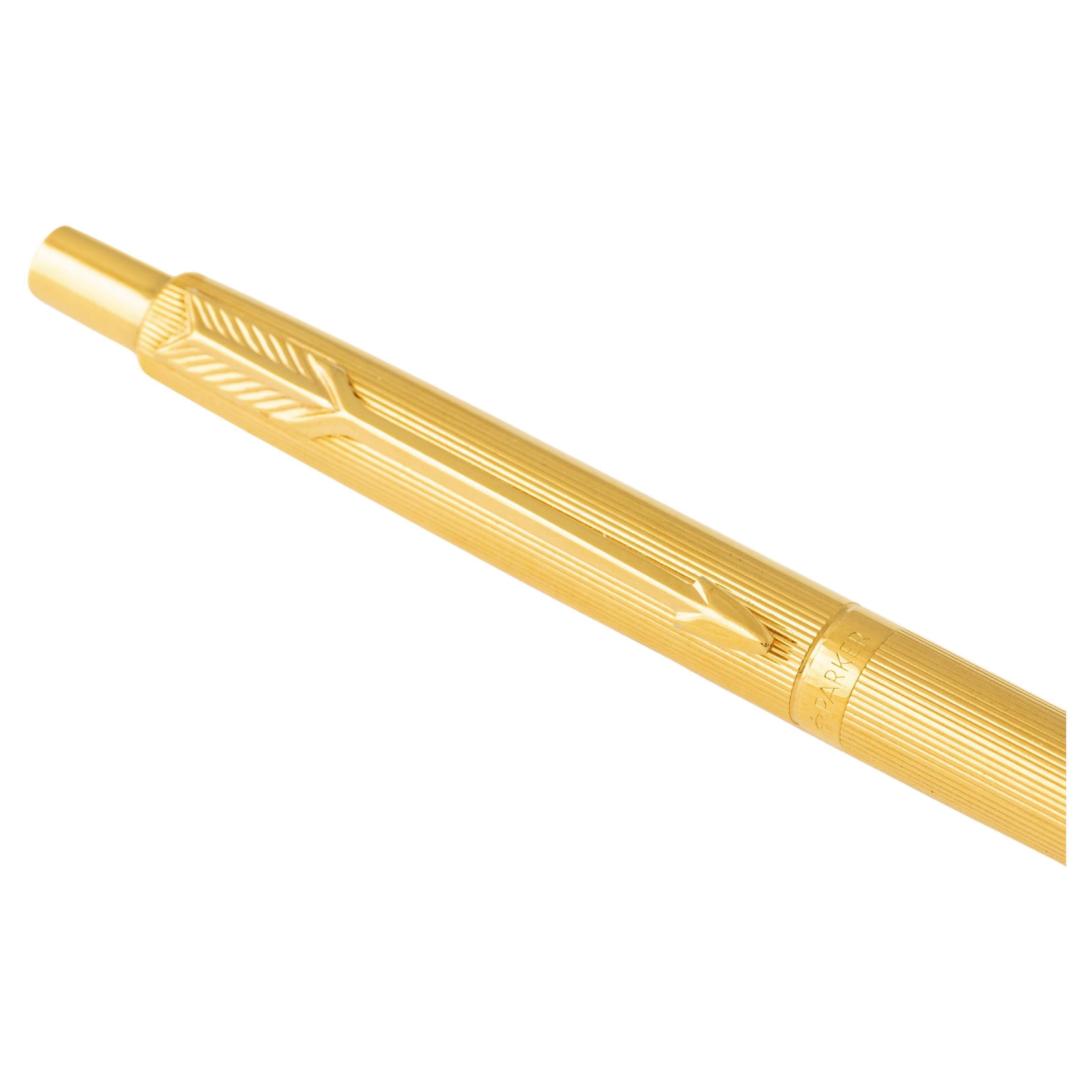 Parker 45 Flighter Gold plated BallPoint Pen For Sale