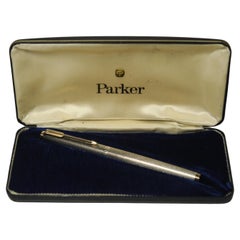 Parker 75 Vermeil Sterling Silber GT Brunnen mit 14k Gelbgold Nib