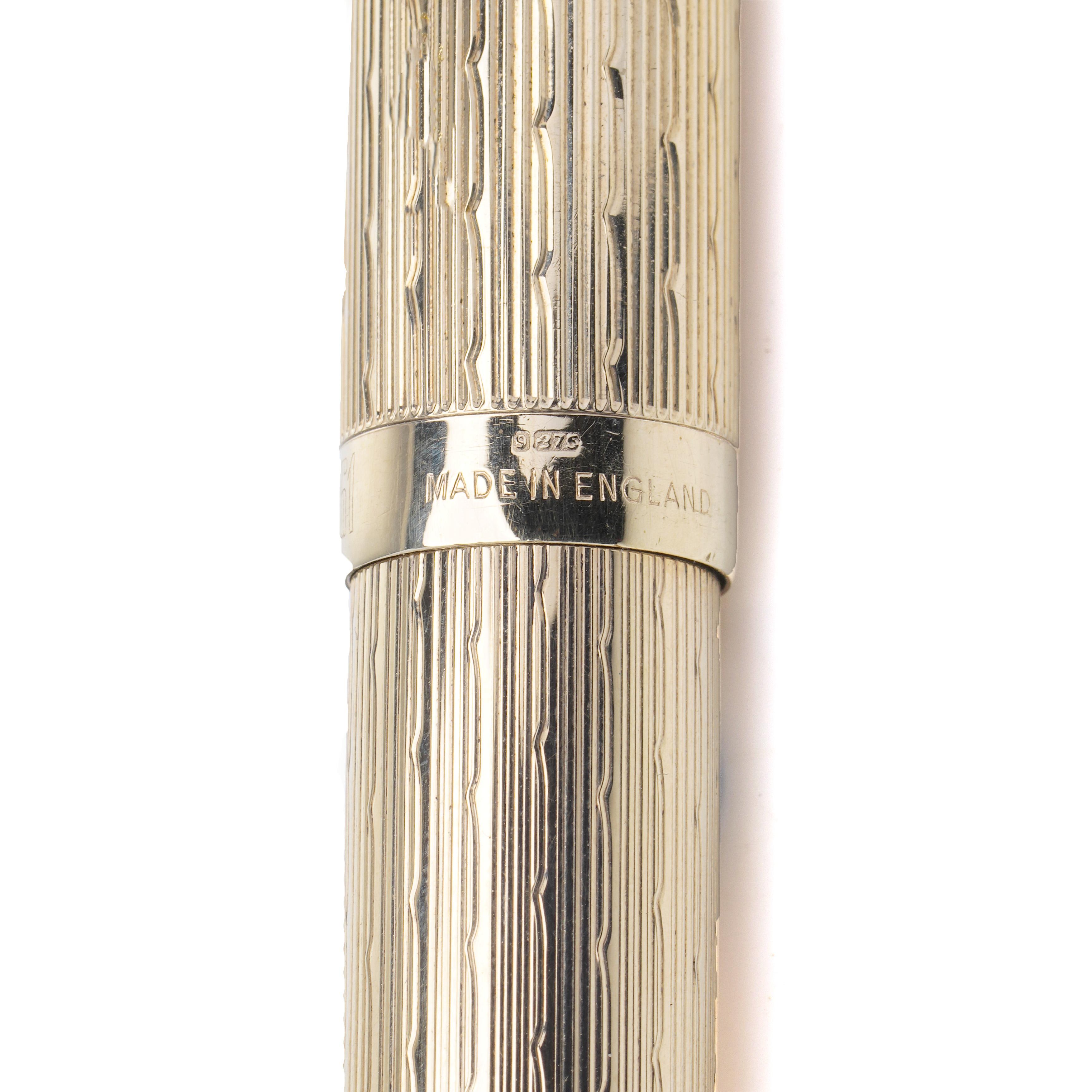 Parker 9kt Presidential Press Filler Fountain Pen For Sale 2