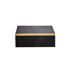 Greg Natale Black Egon Box in Dyed Shell and Brass