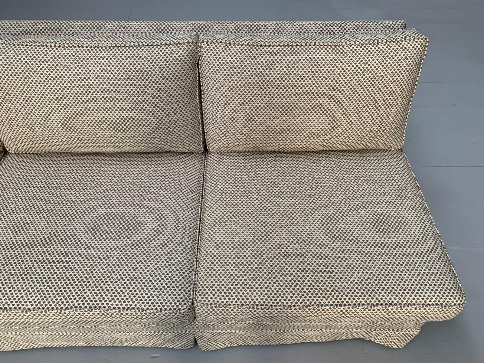 Parker & Farr “Armless” 3-Seat Sofa – In Fermoie “Marden” Fabric 8