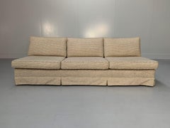 Parker & Farr “Armless” 3-Seat Sofa – In Fermoie “Marden” Fabric