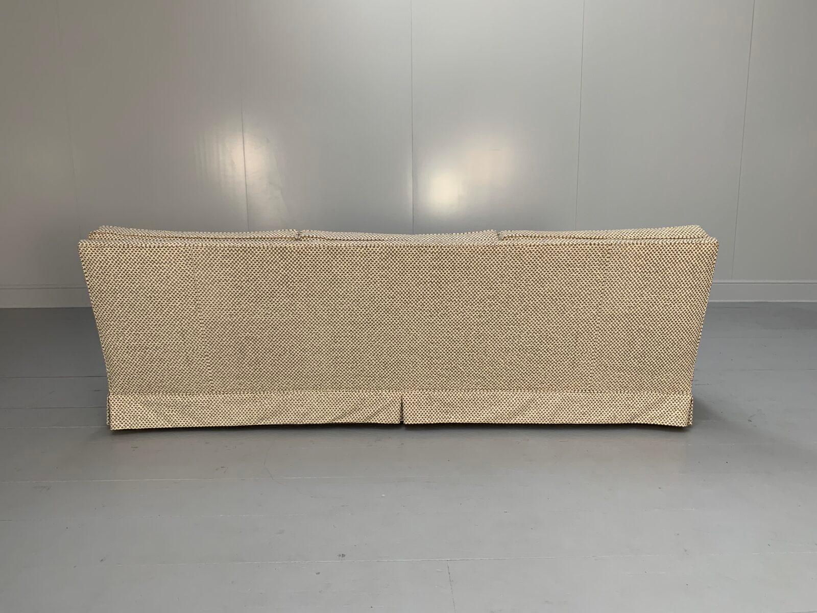 Parker & Farr “Armless” 3-Seat Sofa – In Fermoie “Marden” Fabric In Good Condition In Barrowford, GB