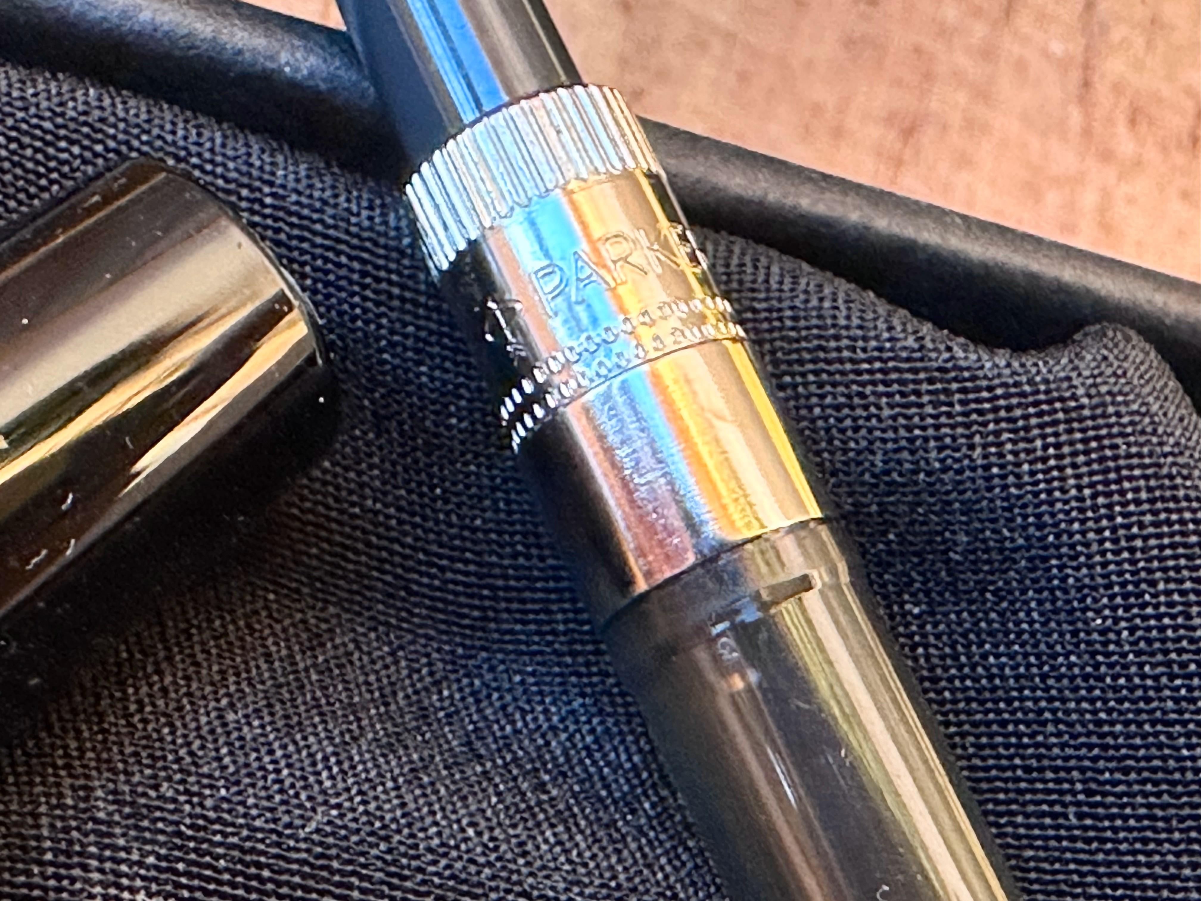 PARKER Füllfederhalter Duofold Mandarin Gelb 1995 Limited #8251 18K in Box 11