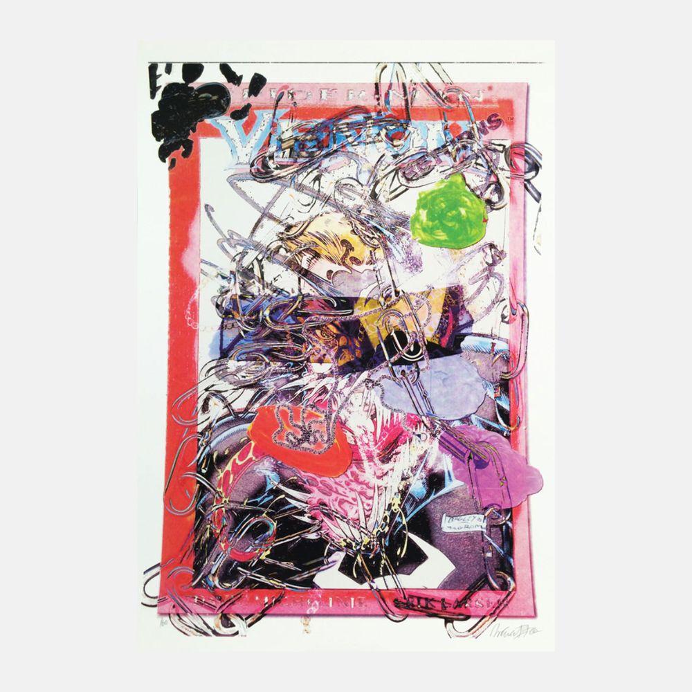 Parker Ito Abstract Print - Cheeto Returns