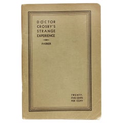 Vintage PARKER, Joseph W.. Doctor Crosby's Strange Experience - 1935 - FIRST EDITION