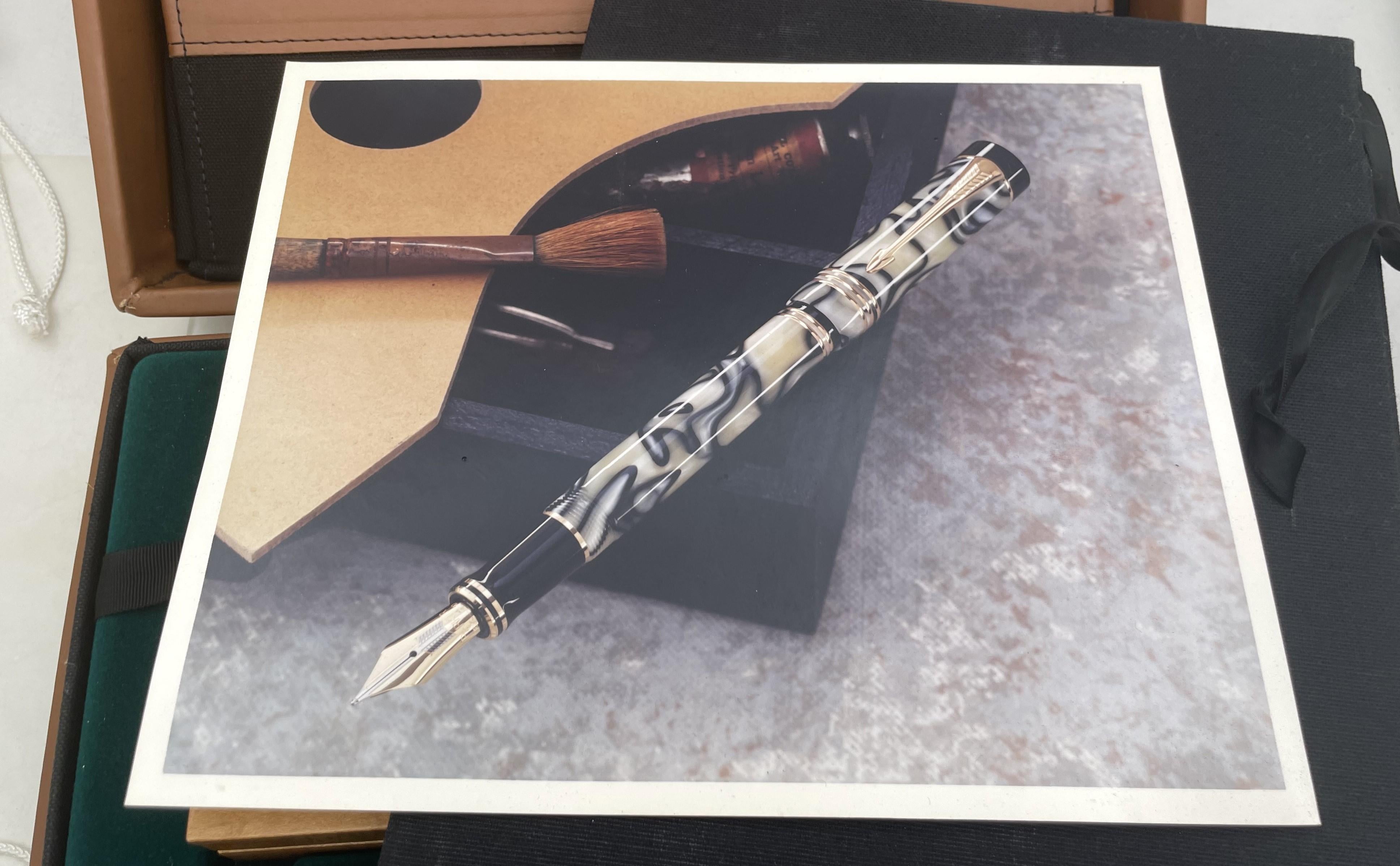 Parker Norman Rockwell Limited Edition Fountain Pen w/ Rare Documents & Prints For Sale 12