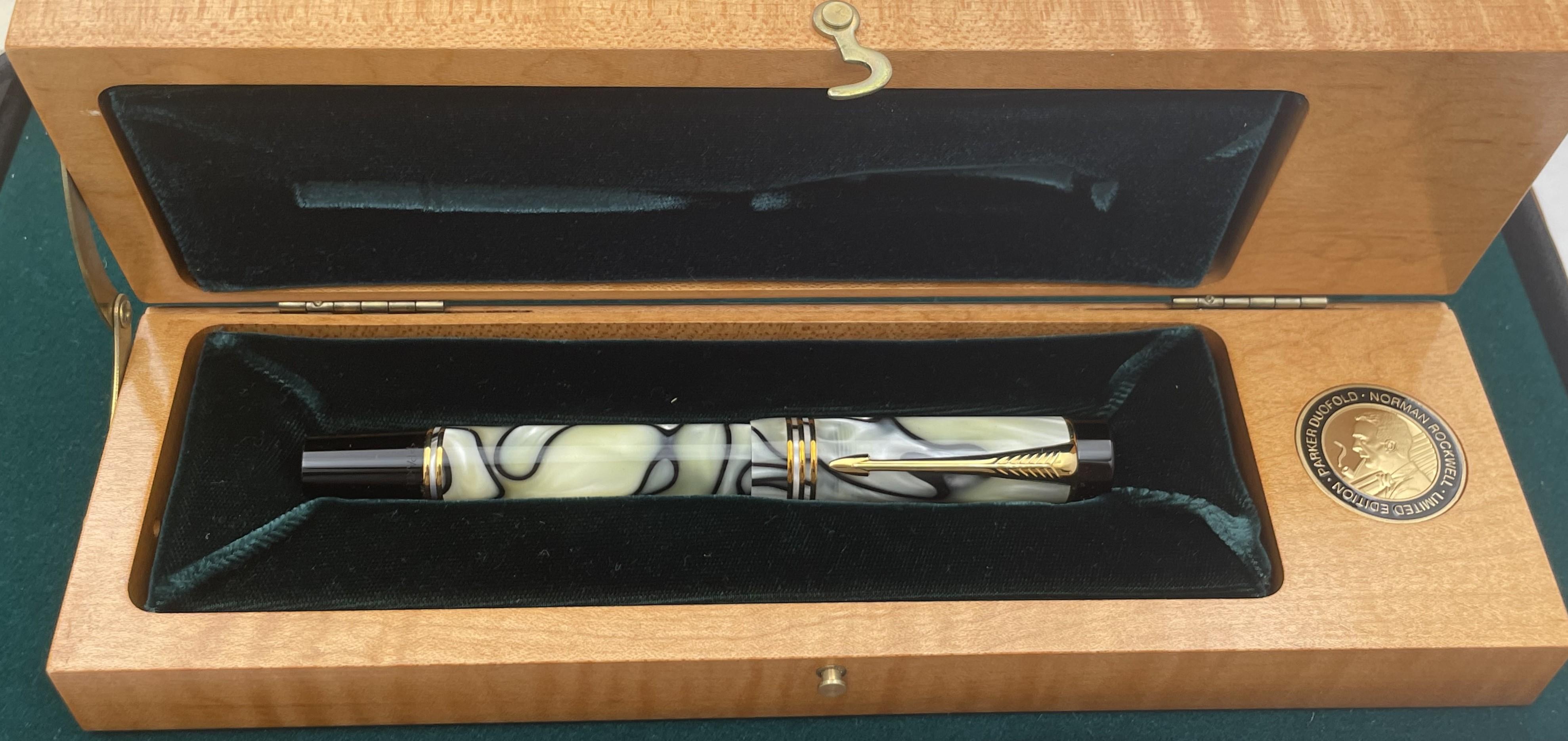 American Parker Norman Rockwell Limited Edition Fountain Pen w/ Rare Documents & Prints For Sale