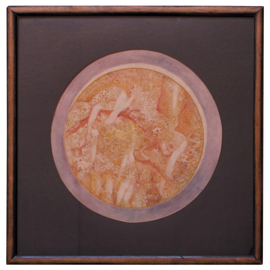 Parker Panttila "Leidenschaft verdunkelt die Erleuchtung Don Juan" Aquarell