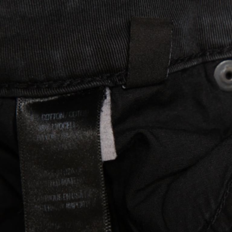 Parker Smith Dark Grey Denim Distressed Skinny Jeans M For Sale 1