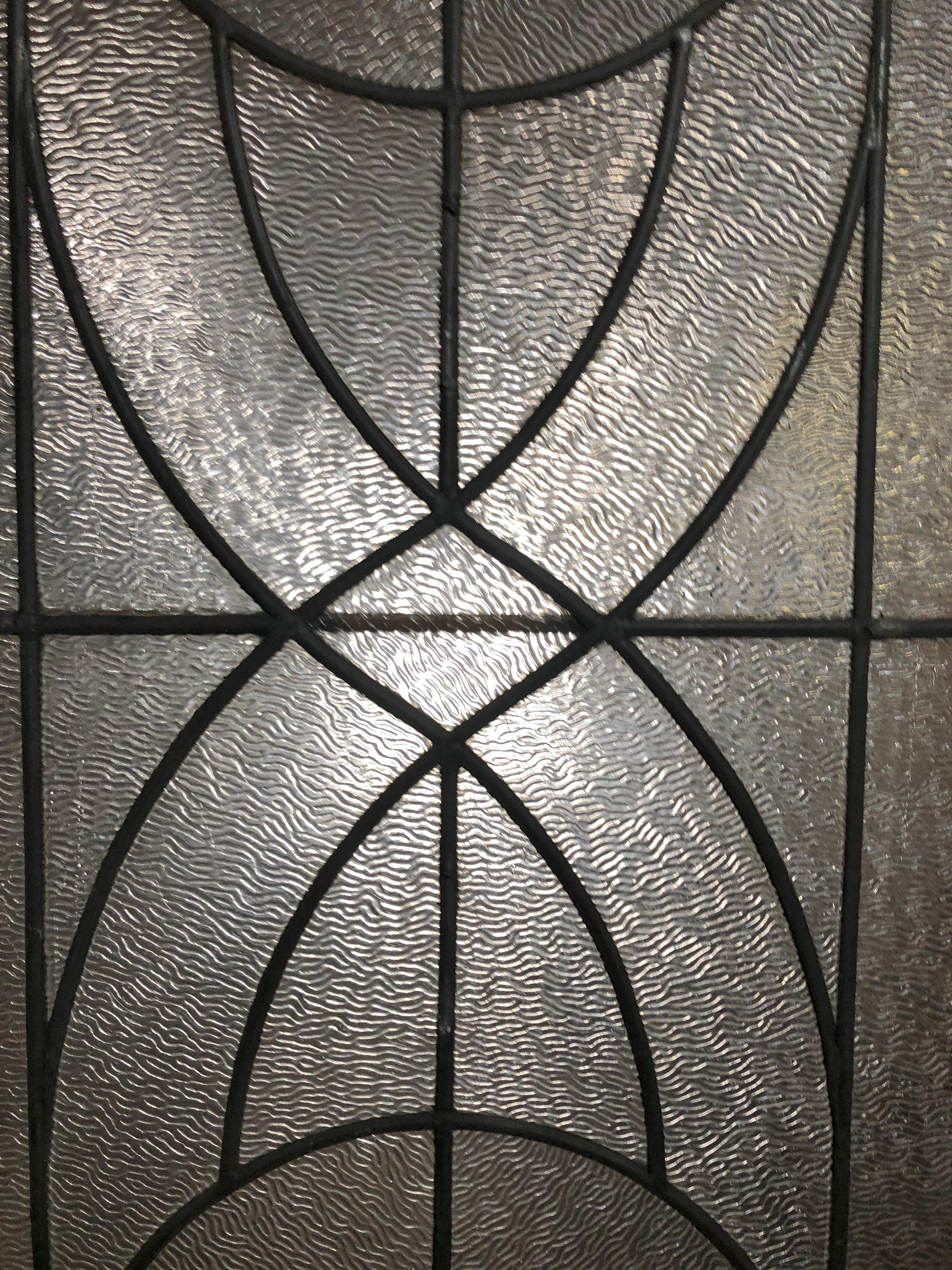 Parlor Doors w/ Leaded Design 24