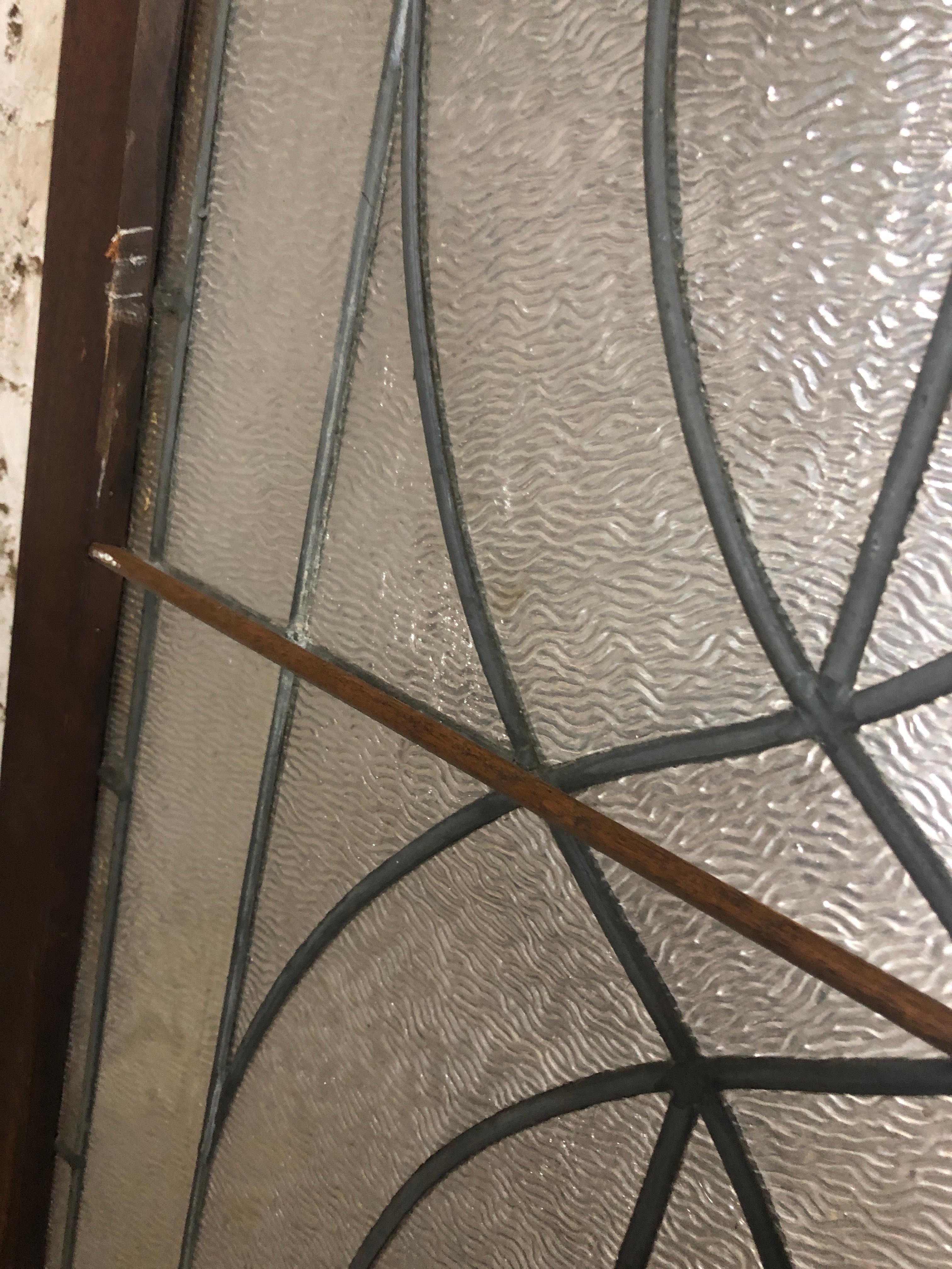 Parlor Doors w/ Leaded Design 24