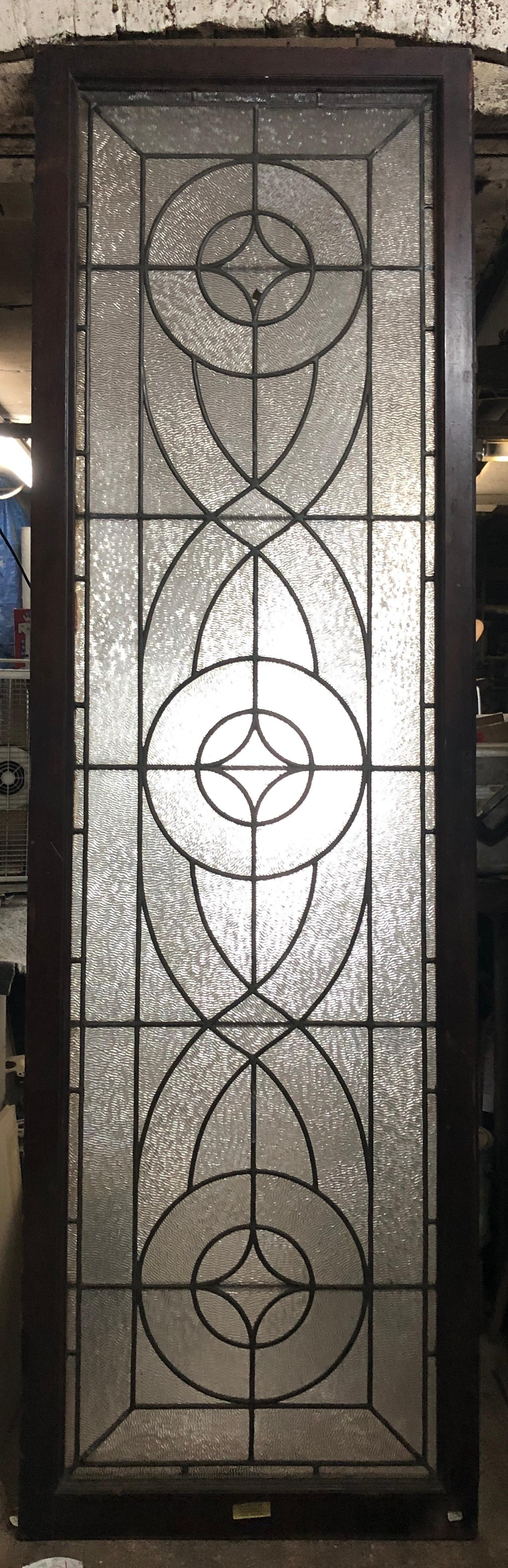 Parlor Doors w/ Leaded Design 24