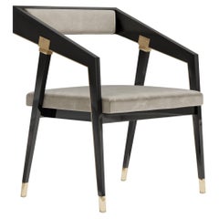 Parma Dining Chair in Black Lacquer by Palena Furniture