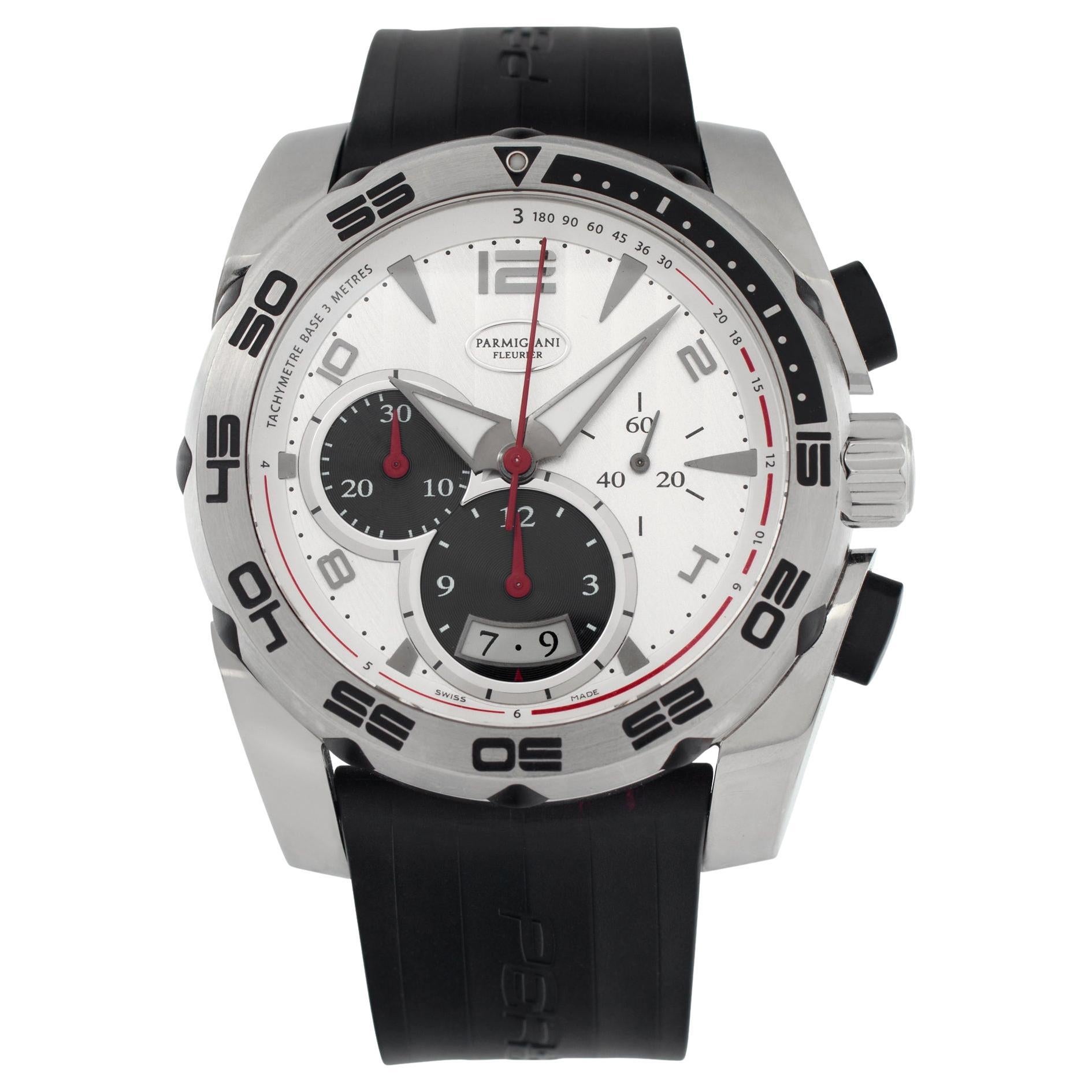 Parmigiani Fleurier Stainless Steel Wristwatch Ref Pfc528-0010101-x01402