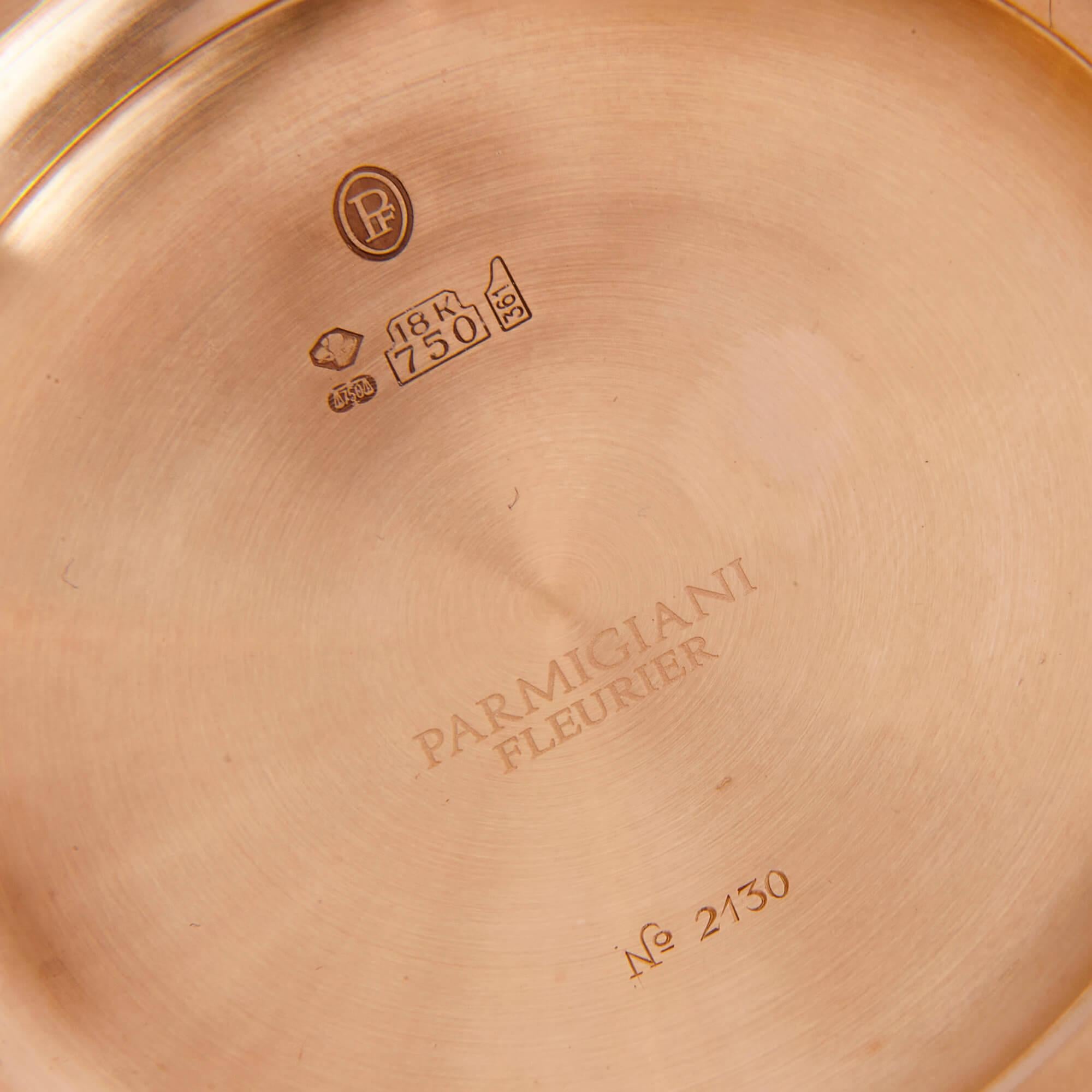 Contemporary Parmigiani Fleurier, 'Nubia', Extremely Fine, Unique 18k Pink Gold Pocket Watch For Sale