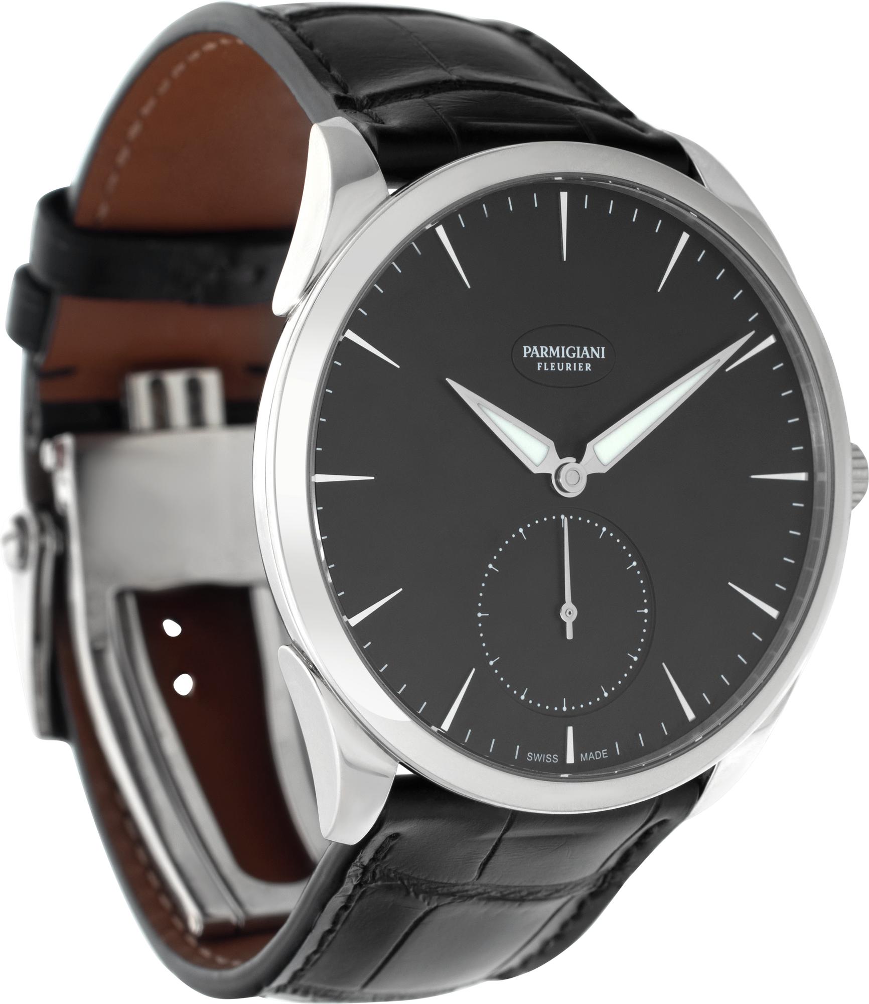 Parmigiani Tonda Orologio da polso automatico in acciaio inossidabile Ref PFC 288-0001400-XA1442 In condizioni ottime in vendita a Surfside, FL