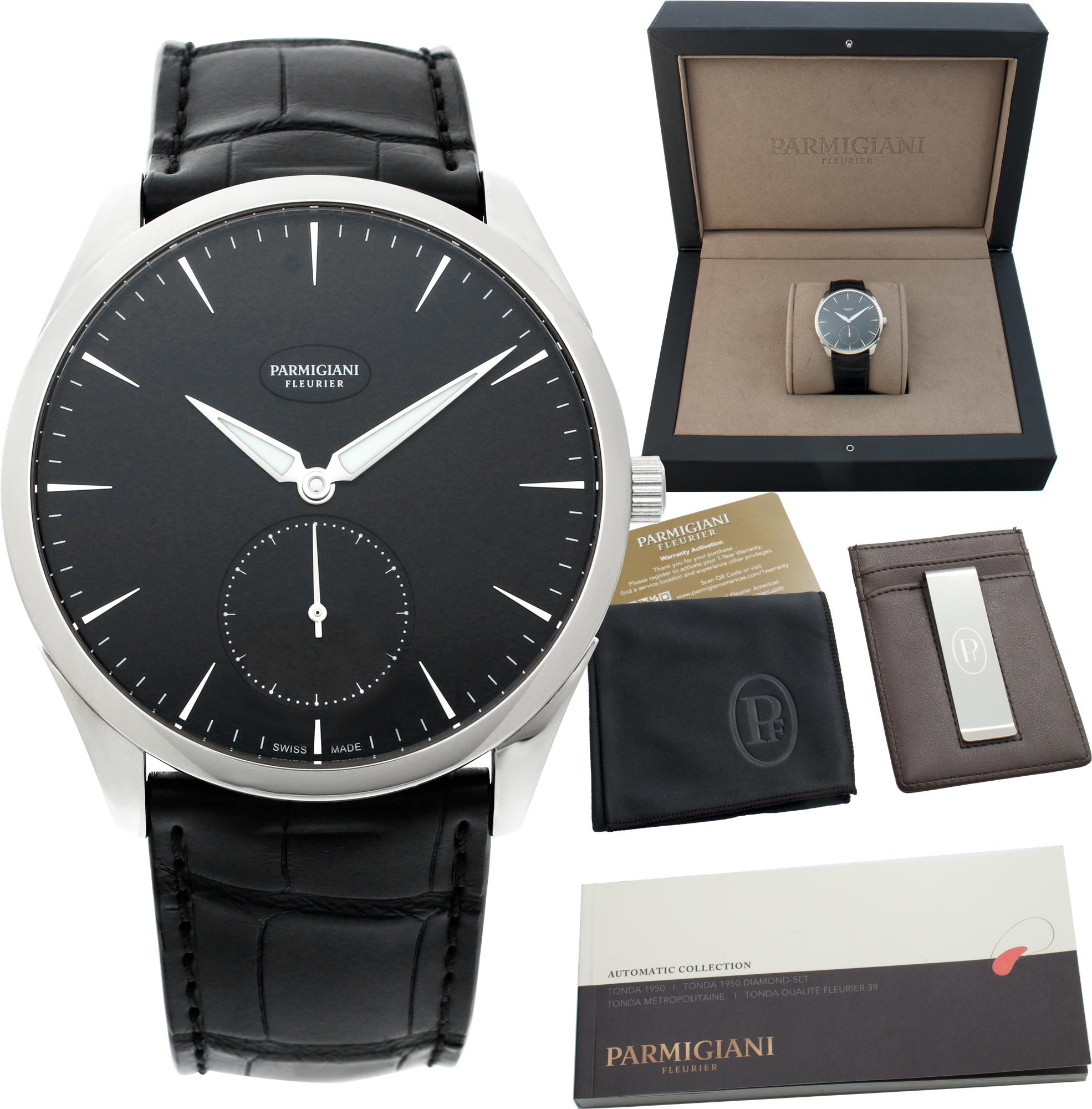 Parmigiani Tonda Orologio da polso automatico in acciaio inossidabile Ref PFC 288-0001400-XA1442 in vendita 4