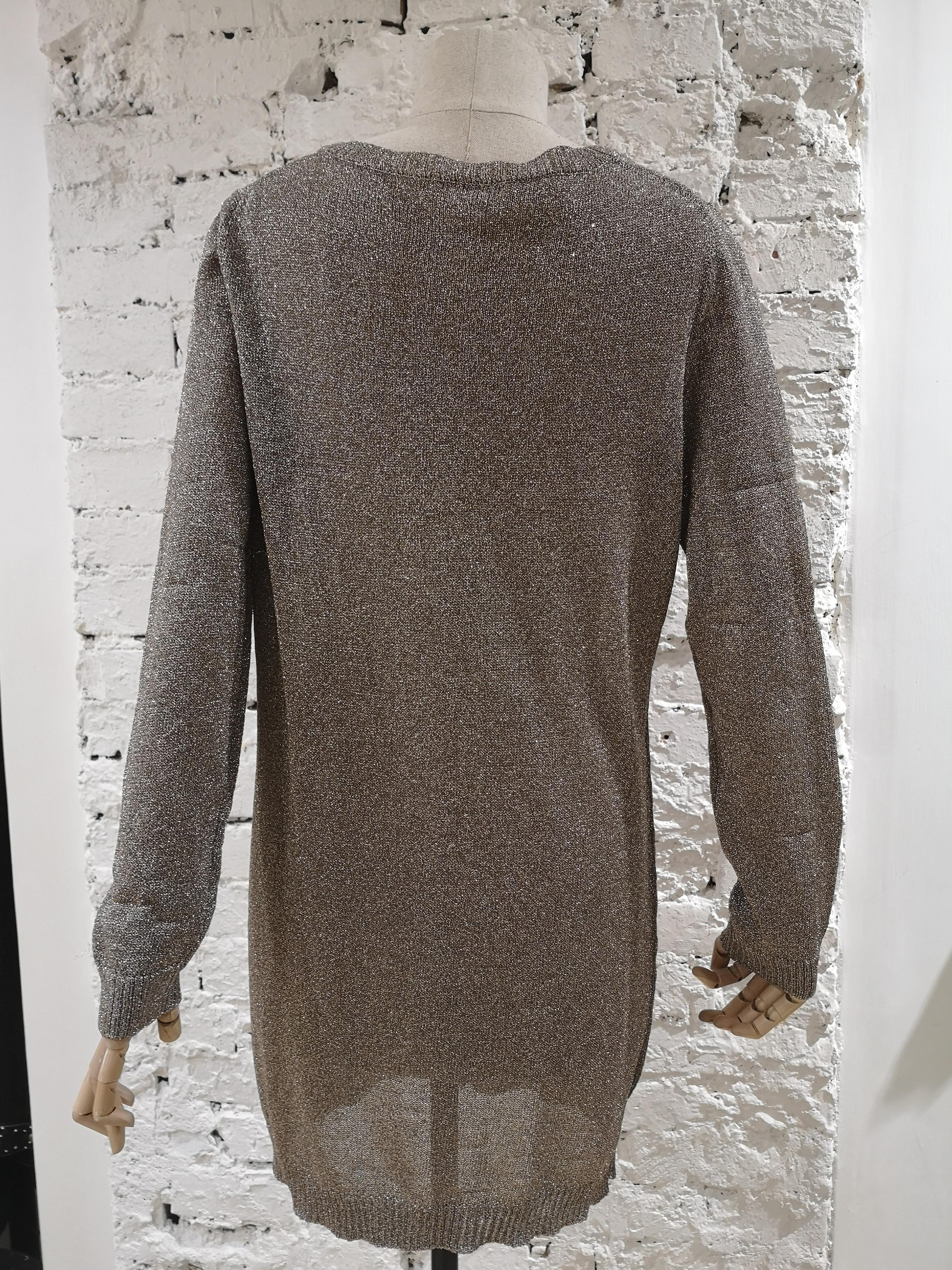 PAROSH laminated cardigan - sweater For Sale 2
