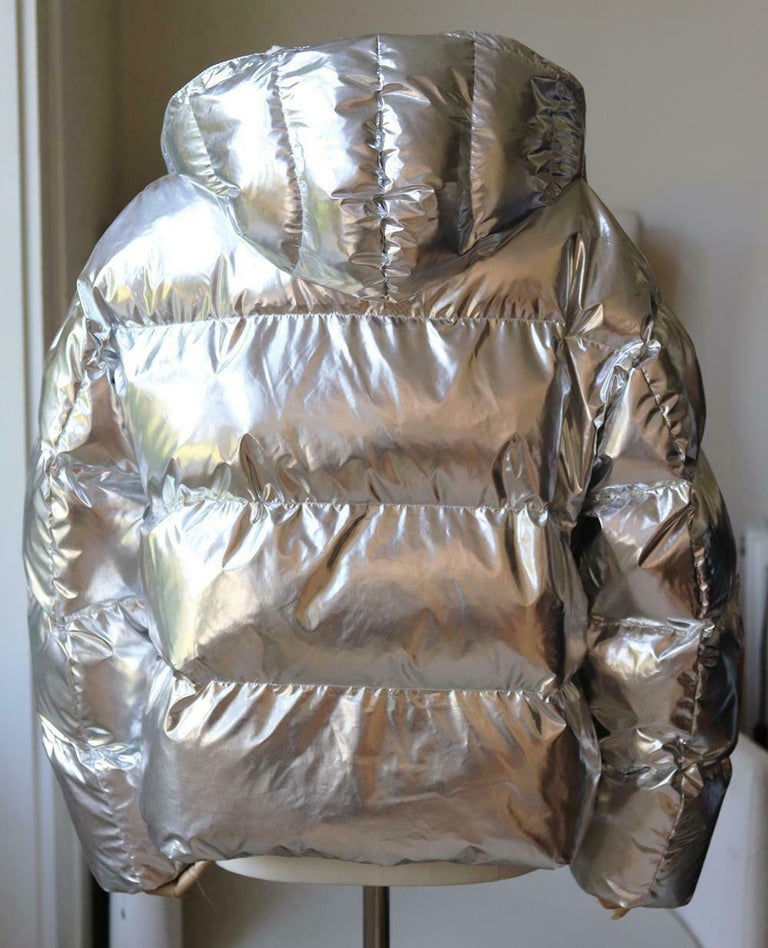 P.A.R.O.S.H. Metallic Shell Padded Jacket For Sale at 1stDibs