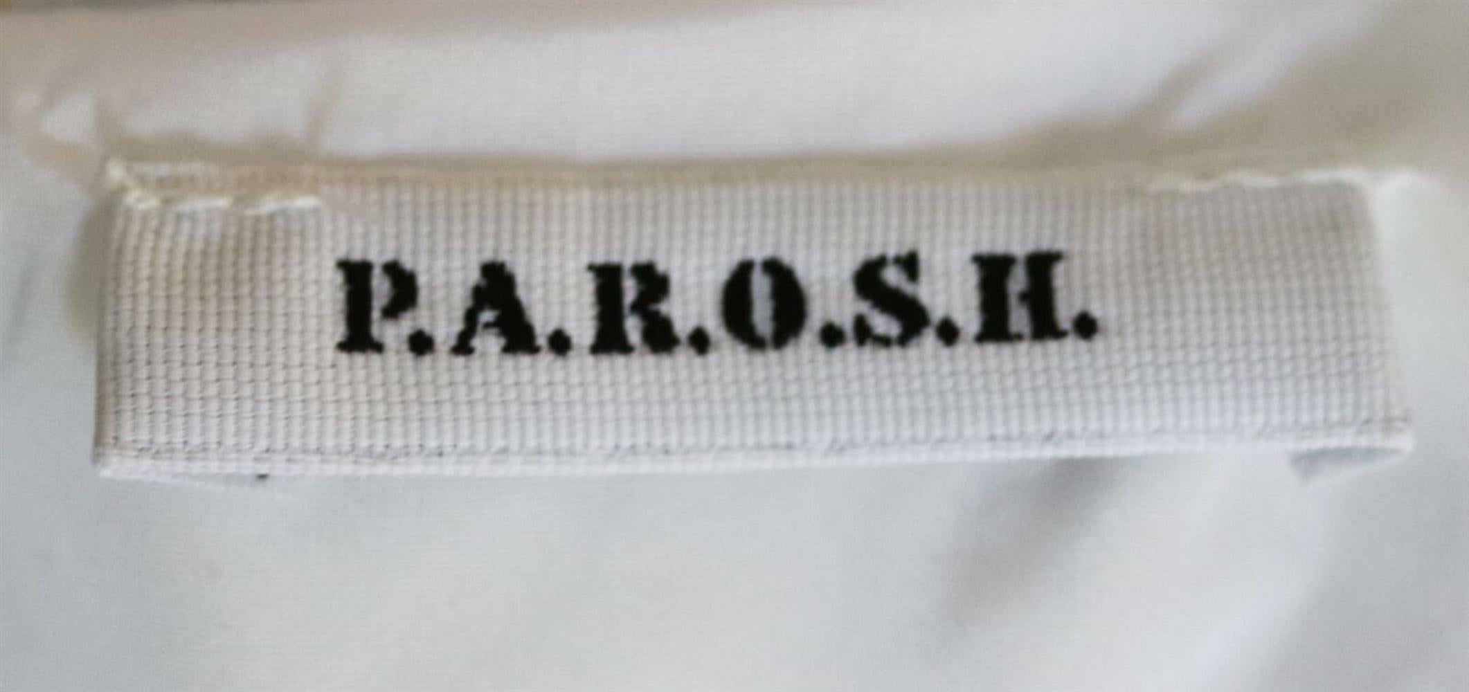 Gray P.A.R.O.S.H. Metallic Shell Padded Jacket 