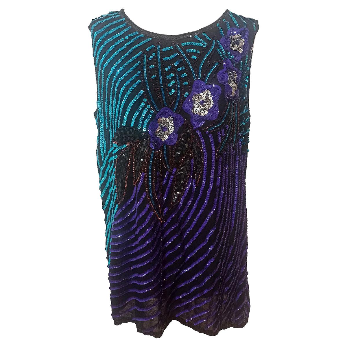 P.a.r.o.s.h. Sequins Top Size L For Sale