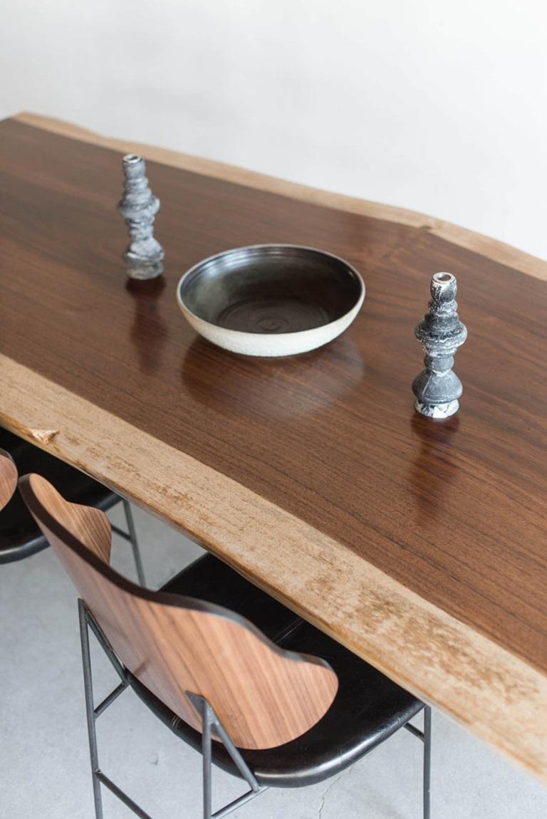 American Parota Live Edge Table by Croft House For Sale