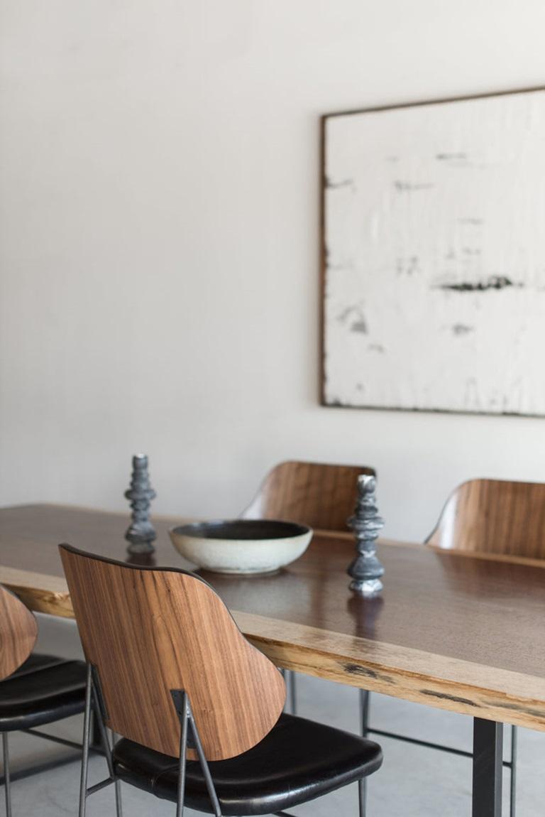 Welded Parota Live Edge Table by Croft House For Sale