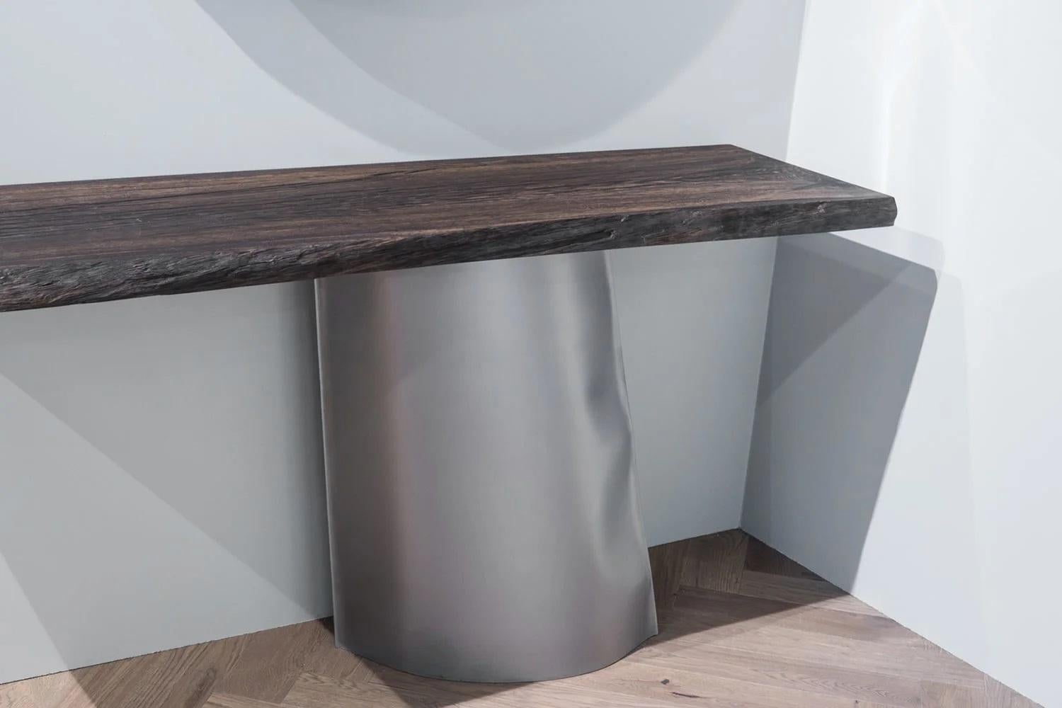 Polish Parova Console Mono Oak by Zieta For Sale