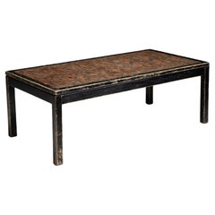 Parquet Coffee Table, France circa 1970
