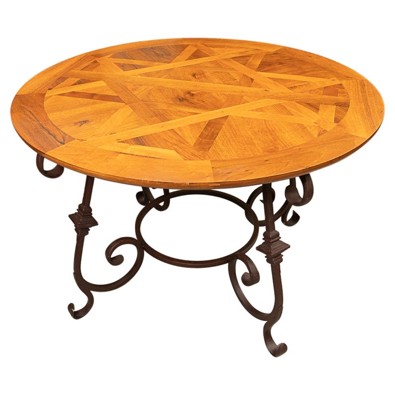 Parquet de Versailles Flooring on Newly Constructed Iron Base For Sale
