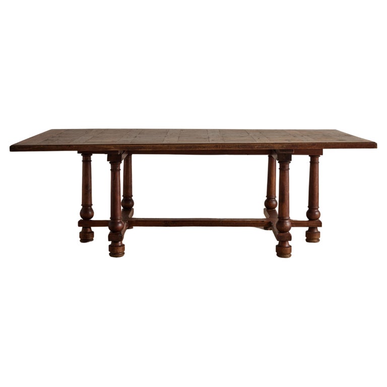 Parquet Dining Table For Sale at 1stDibs