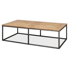 Parquet Industrial Coffee Table